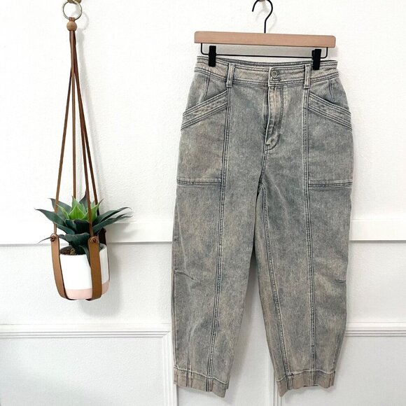 Anthropologie Pilcro Ultra High-Rise Seamed Straight Jeans Size 28 - Picture 2 of 7